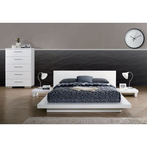 Shiro Panel Low Profile Bed