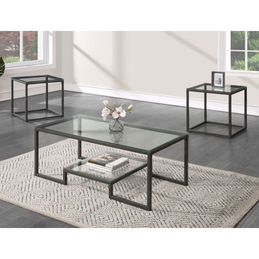 Taj 3-Piece Modern Coffee Table Set