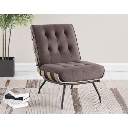 Vico Dark Brown Accent Chair