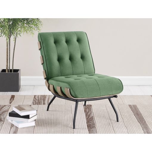 Vico Green Accent Chair