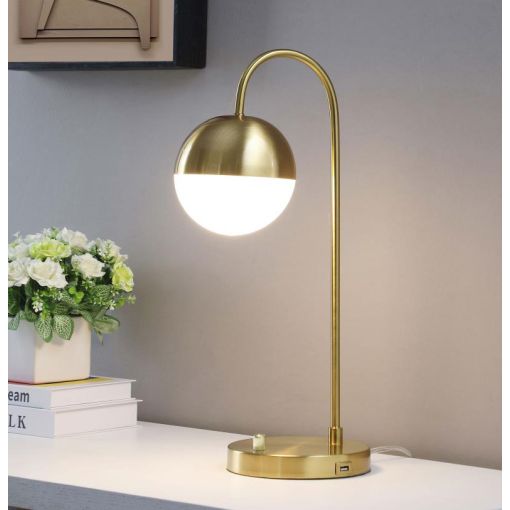 Vreni Gold Finish Table Lamp
