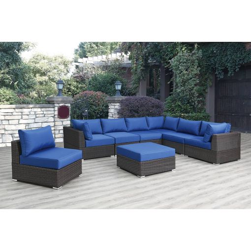 Wallins 8-Piece Outdoor Modular Sectional