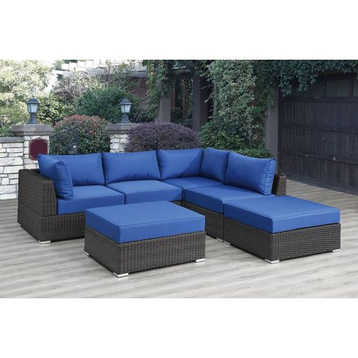 Wallins 6-Piece Modular Outdoor Sectional