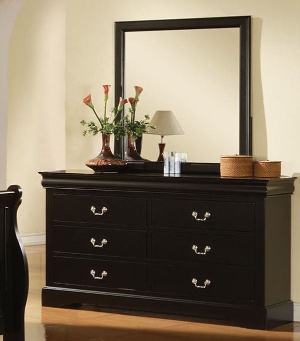 Louis Phillipe Black Dresser