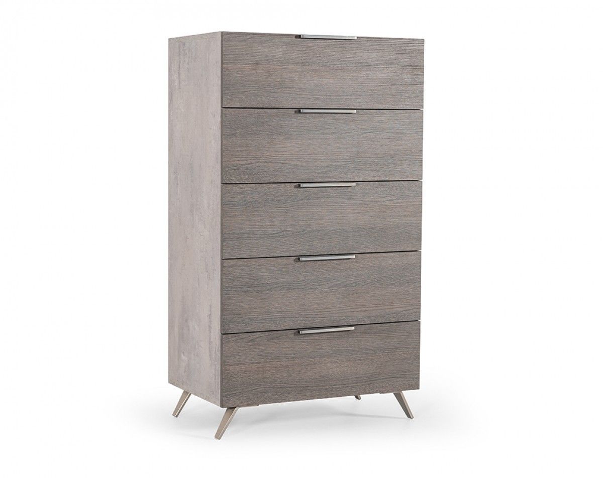 Abramo Italian Modern Faux Concrete Chest