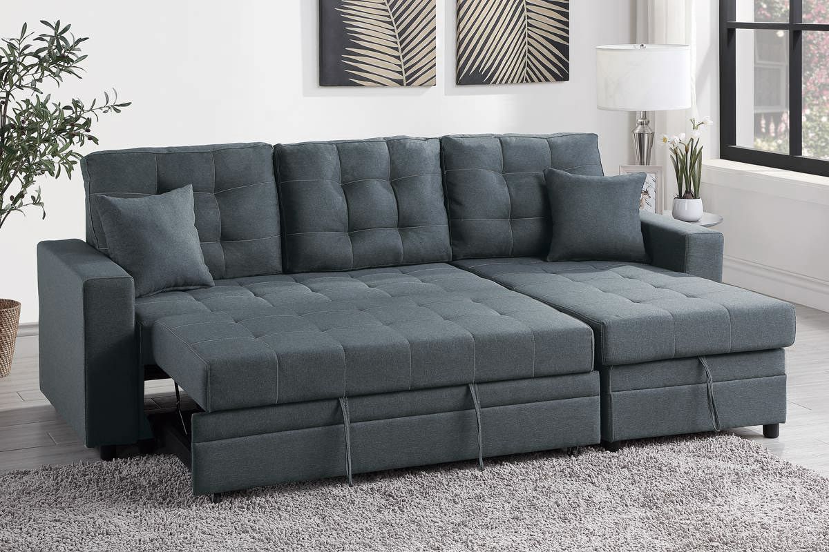 Abrielle Grey Sectional Sleeper