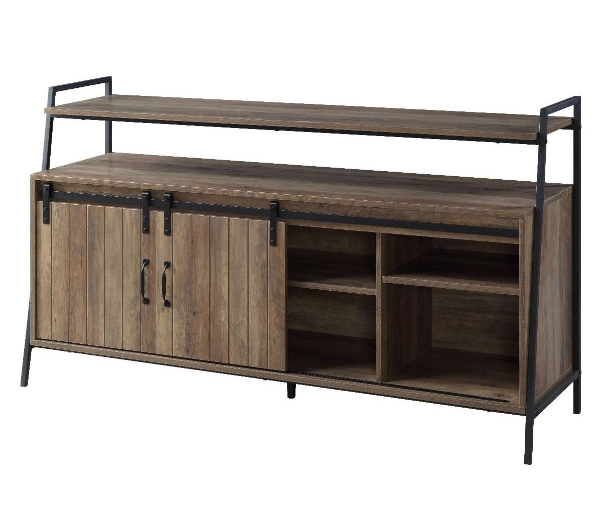 Adella TV Stand With Sliding Doors