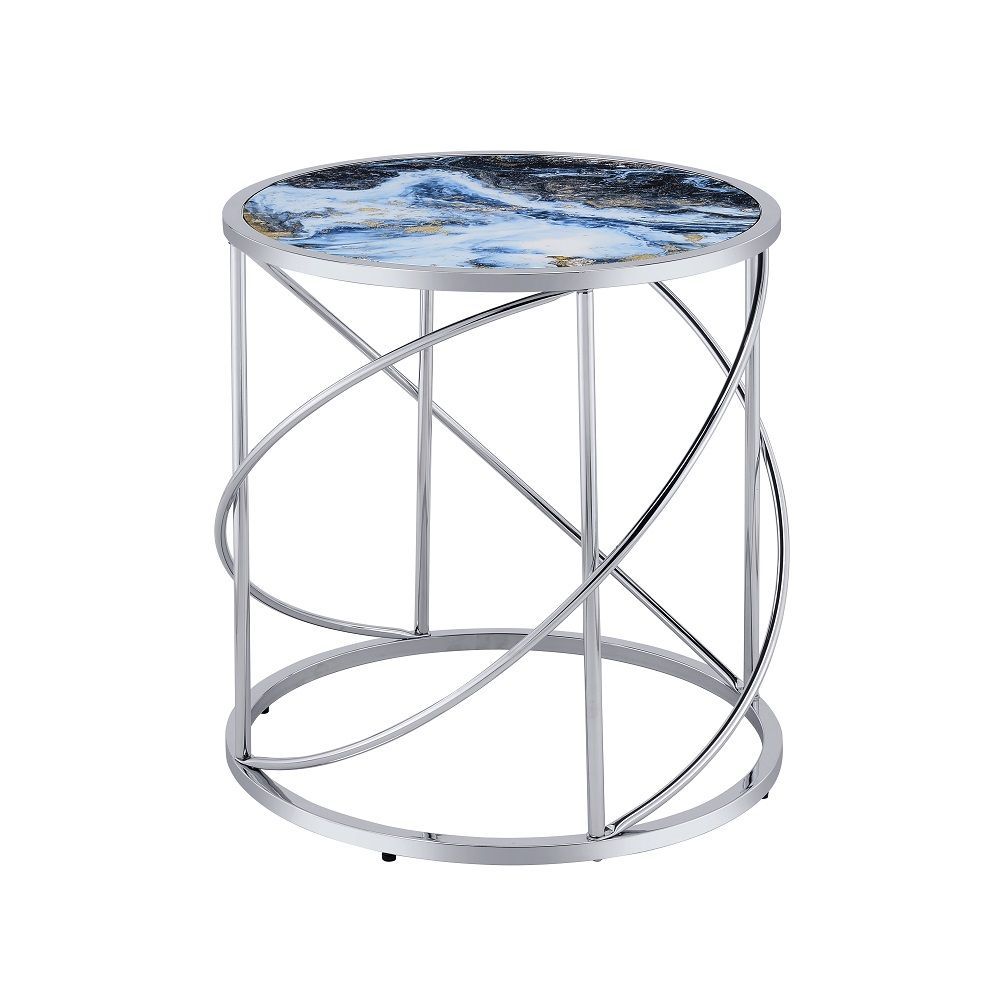 Afrim Round End Table
