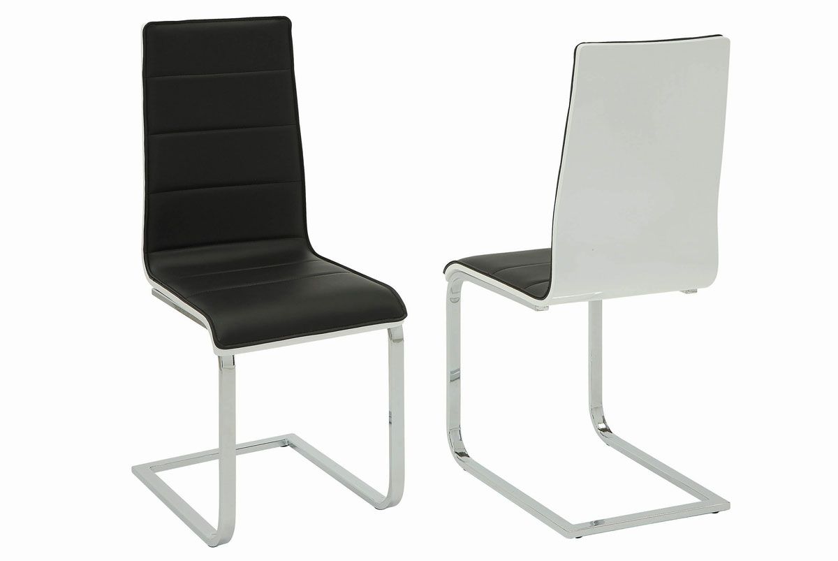Agata Black & White Dining Chair