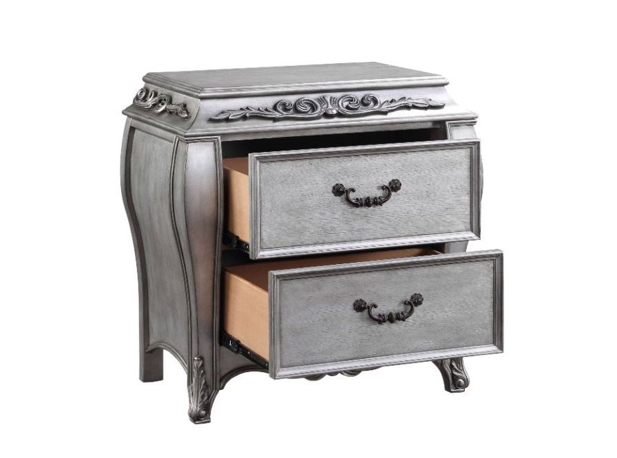 Akins Transitional Style Night Stand