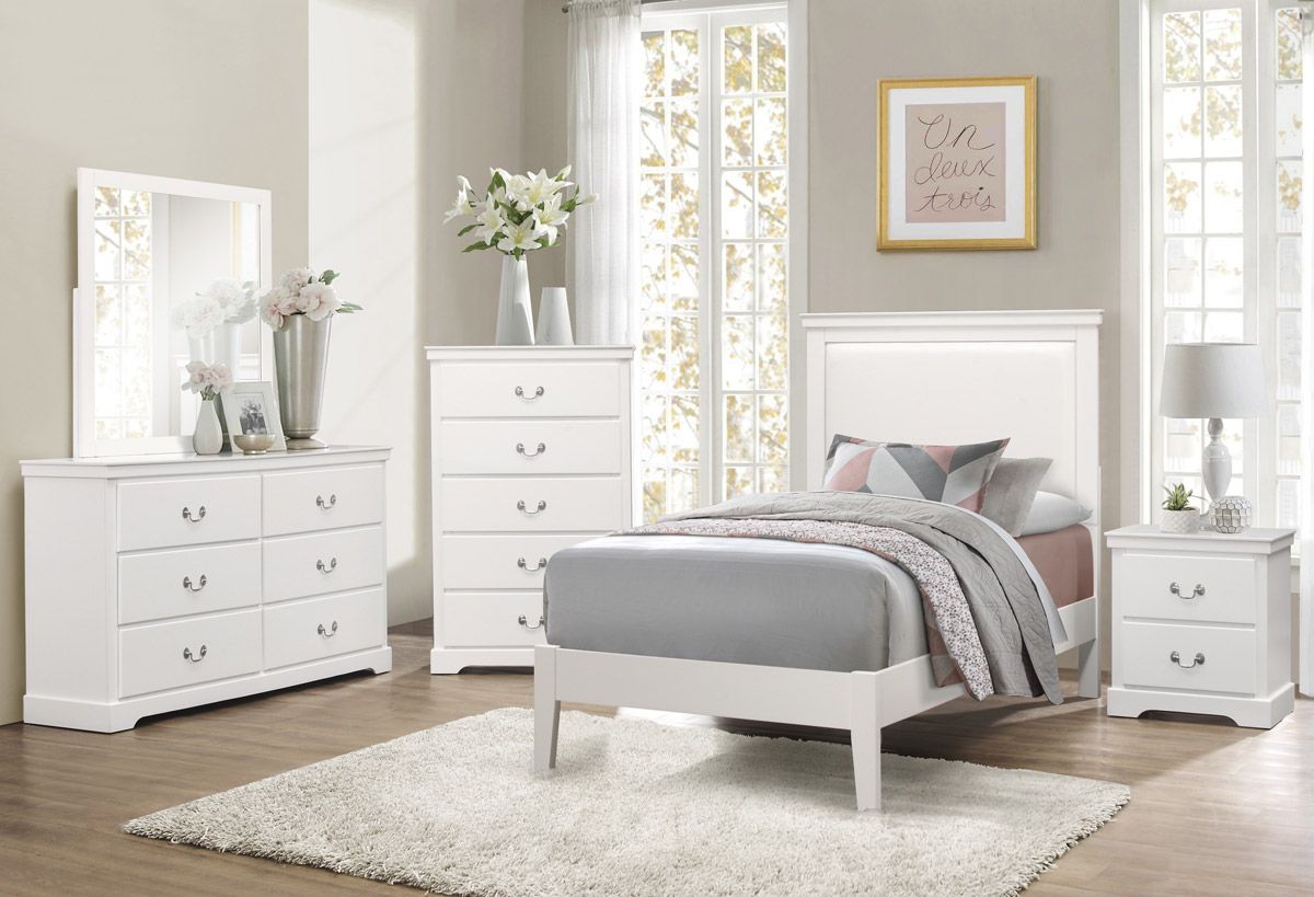 Alanna White Finish Kids Bedroom