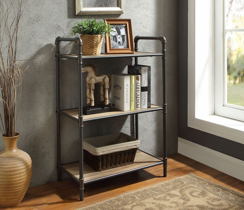 Alexa Industrial Style Bookshelf