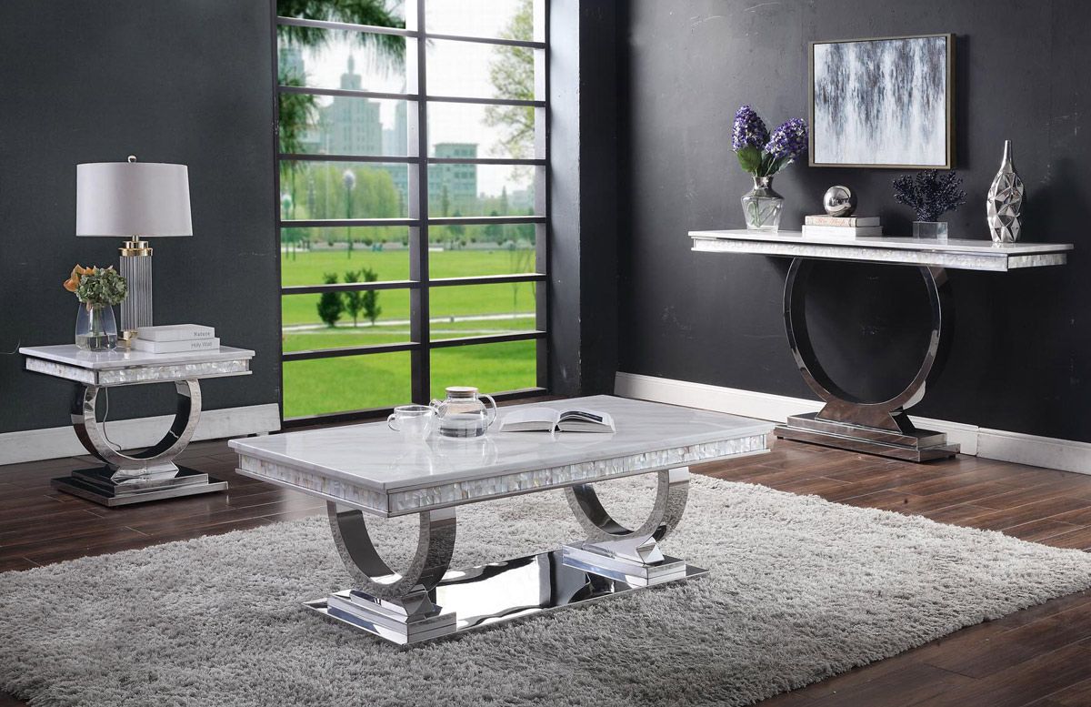 Aliana Marble Top Coffee Table