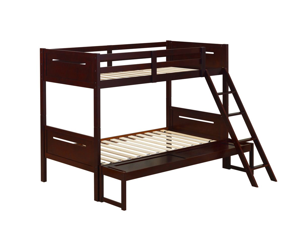 Alissa Brown Finish Twin Over Full Bunkbed