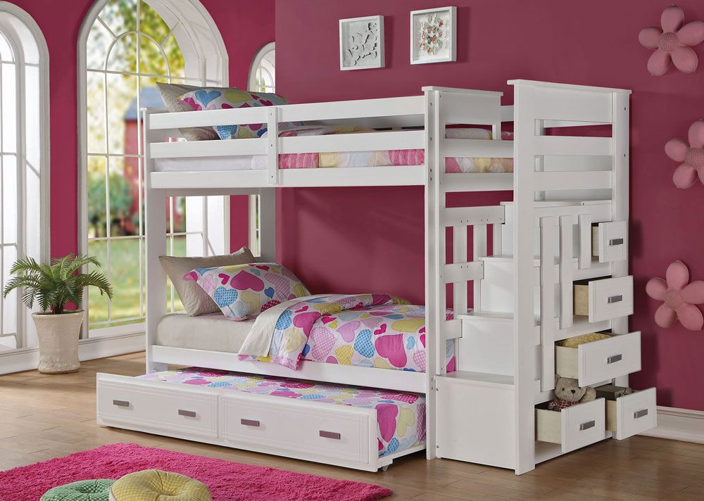 Allentown Storage Bunkbed With Trundle