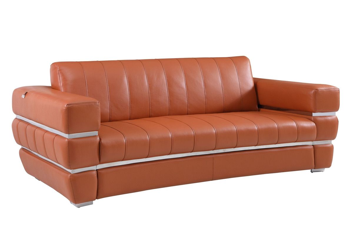 Allison Modern Design Leather Sofa