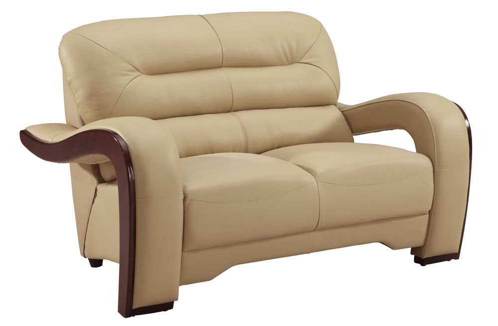 Alpha Beige Genuine Leather Love Seat,Alpha Beige Genuine Leather Living Room Set,Alpha Beige Genuine Leather Sofa,Alpha Beige Genuine Leather Chair