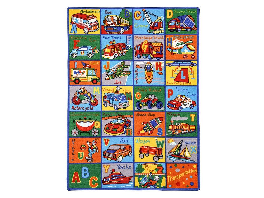 Alphabet Kids Room Rug