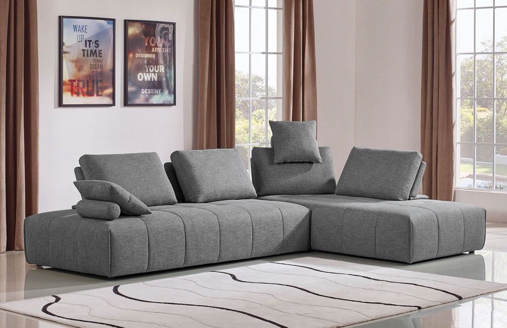 Alsatia Grey Fabric Modular Sectional