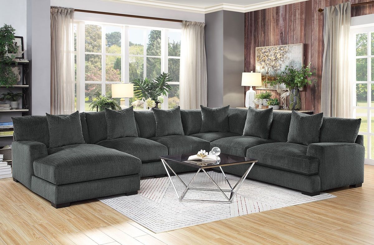 Alzire U Shape Oversized Sectional Sofa