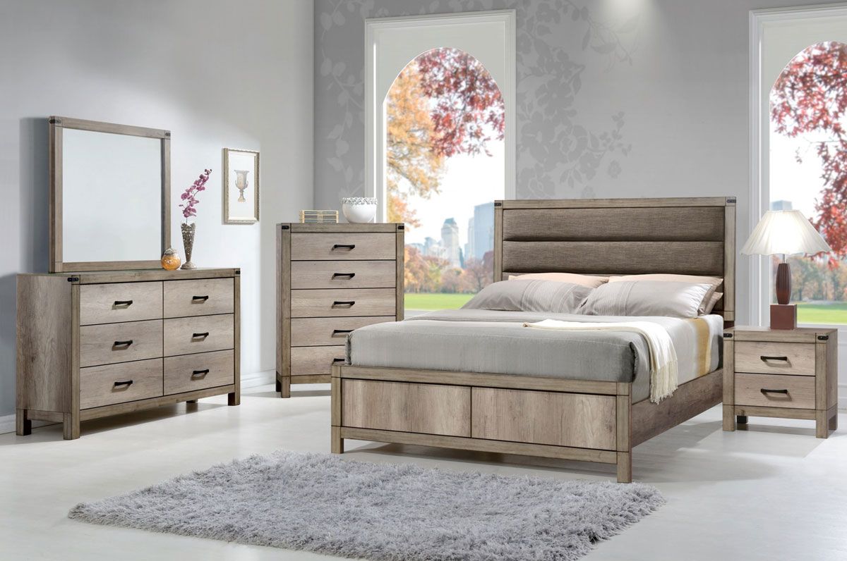 Andreas Industrial Style Bedroom Collection