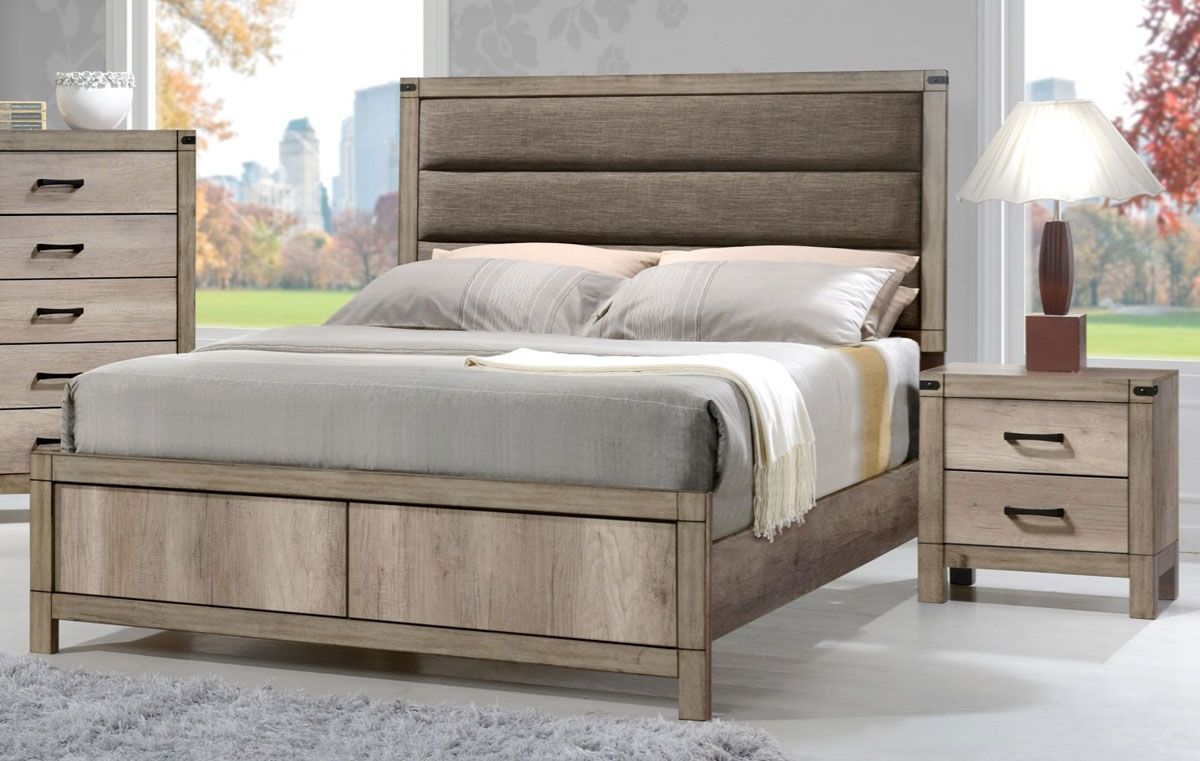 Andreas Industrial Style Bed