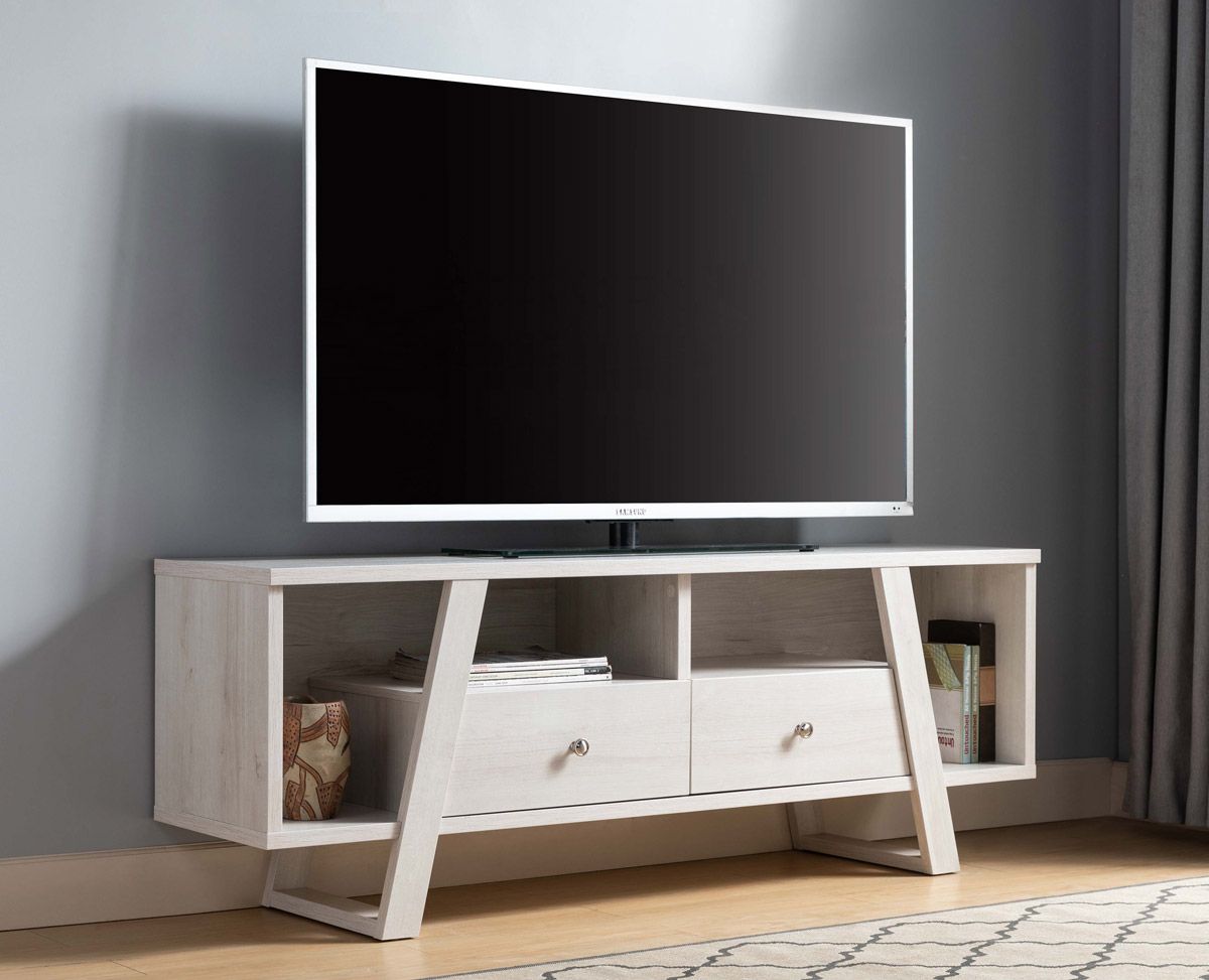 Anisha White Oak TV Stand