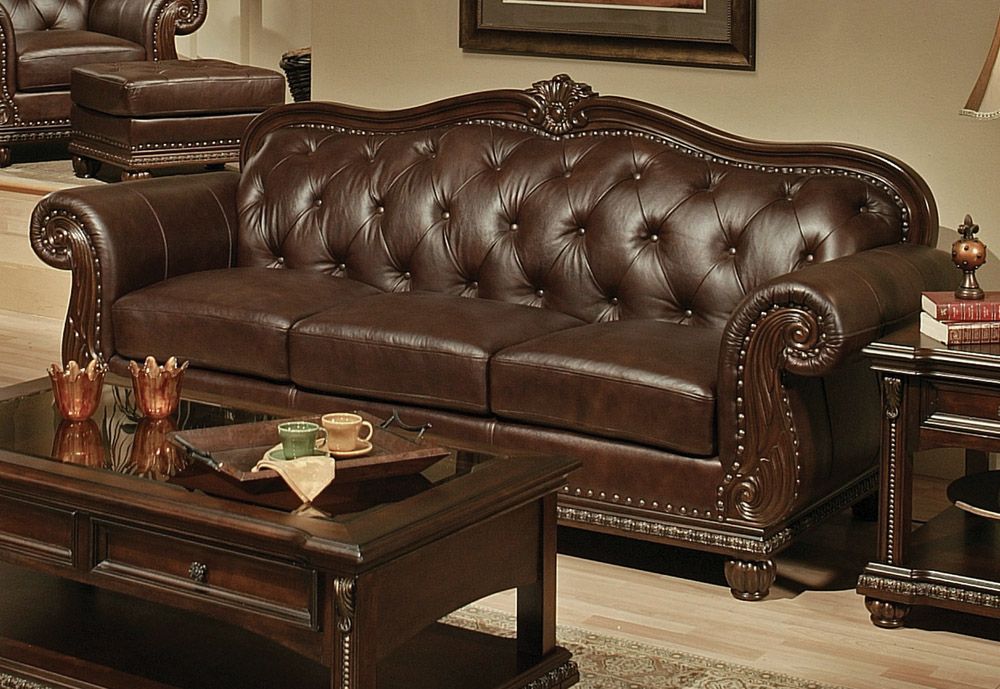 Anondale Top Grain Leather Sofa