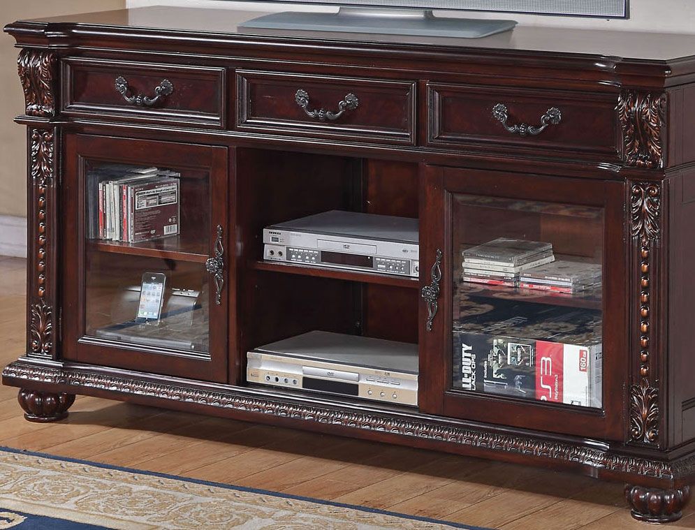 Anondale Traditional Style TV Stand Front