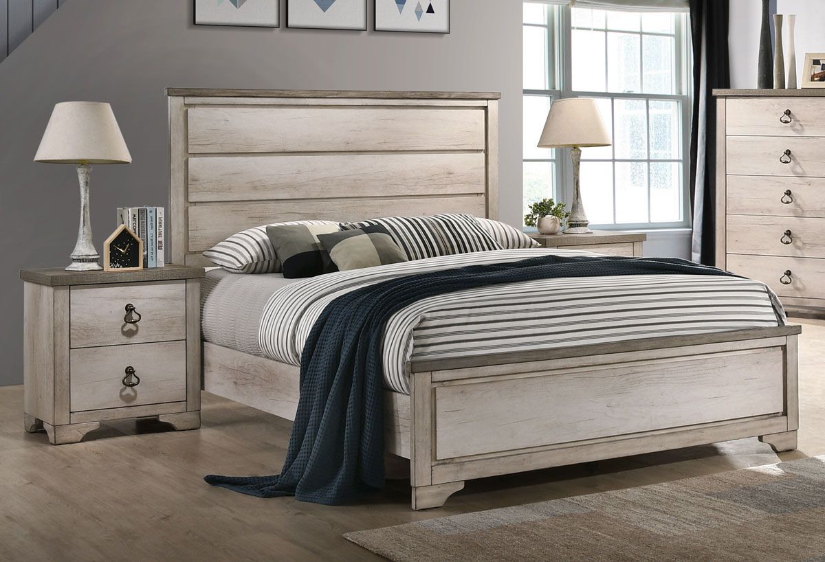 Antalya Transitional Style Bed Frame