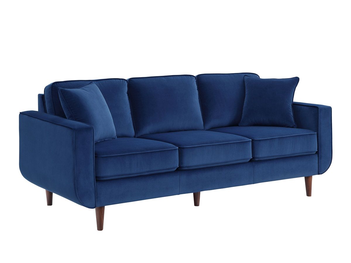 Ashford Navy Blue Velvet Sofa