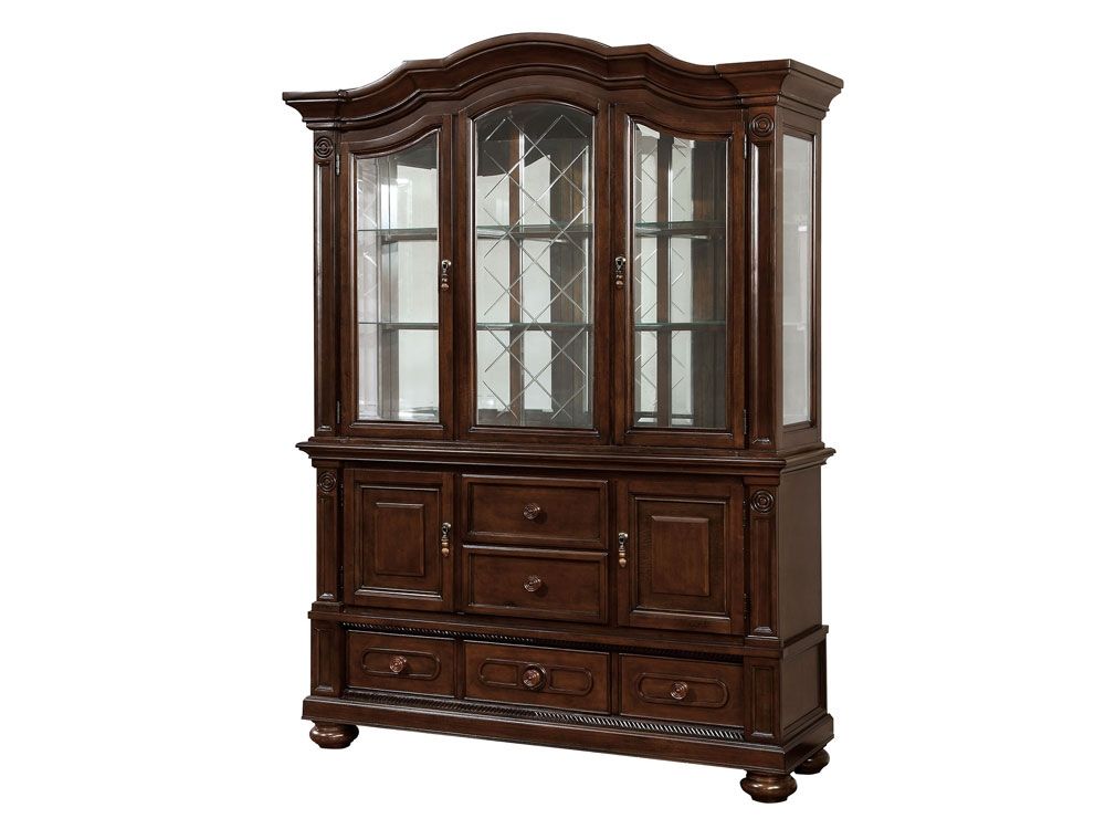 Athens Brown Cherry China Cabinet