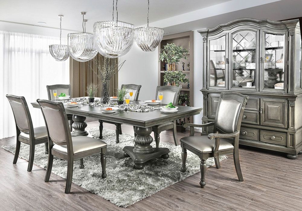 Athens Traditional Style Dining Table Set