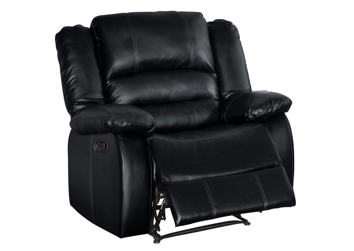 Black single recliner 2025 chair
