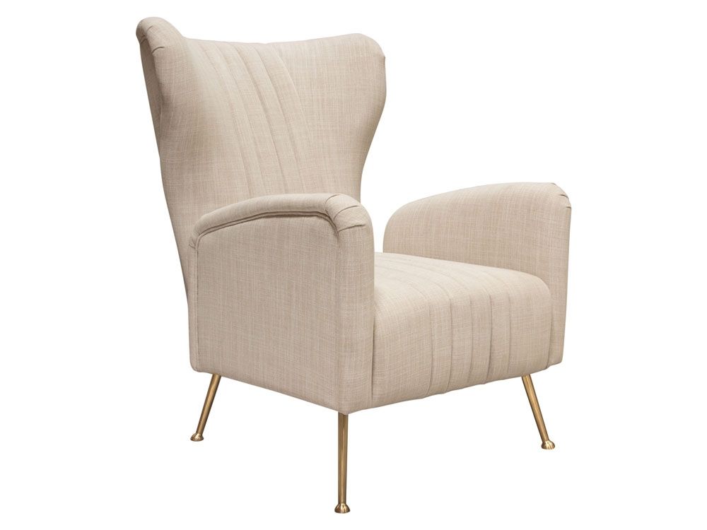 Margo Sand Linen Arm Chair