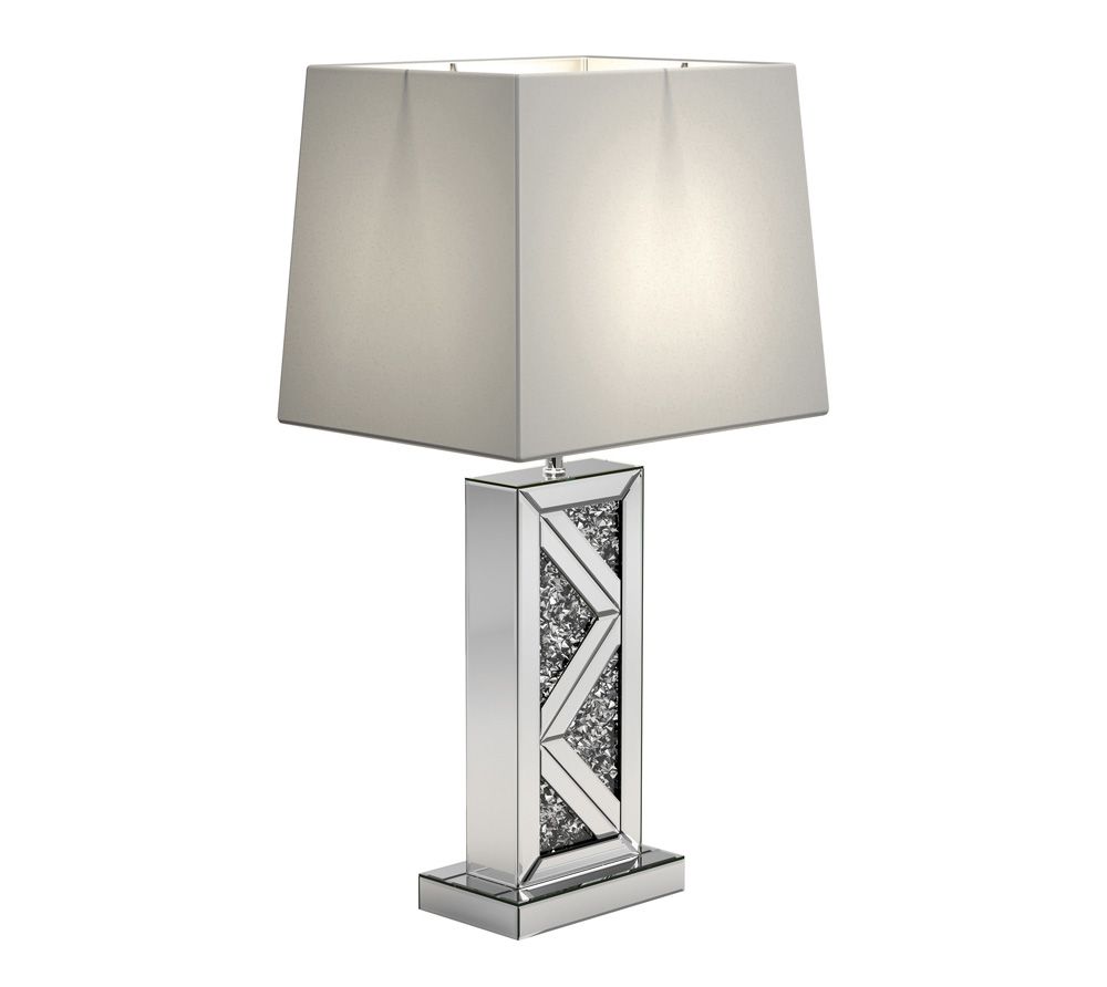 Axes Table Lamp Mirrored Frame