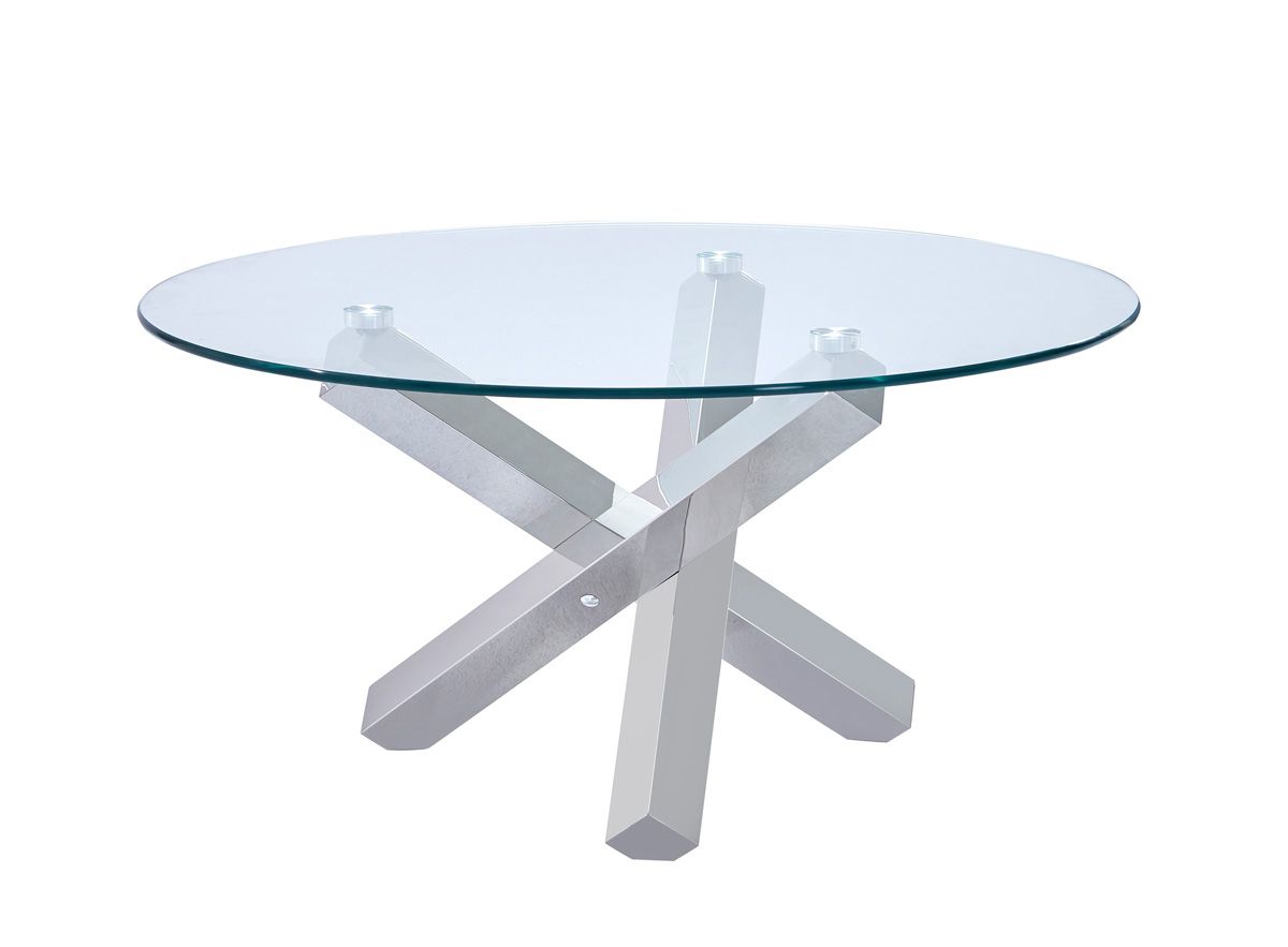 Axis Round Glass Coffee Table