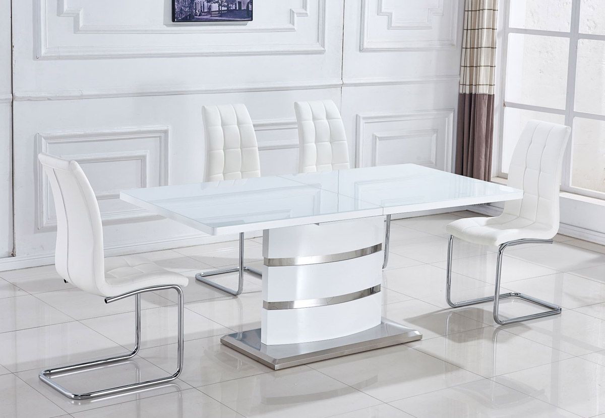 Bacarda Modern Dining Table With Extension