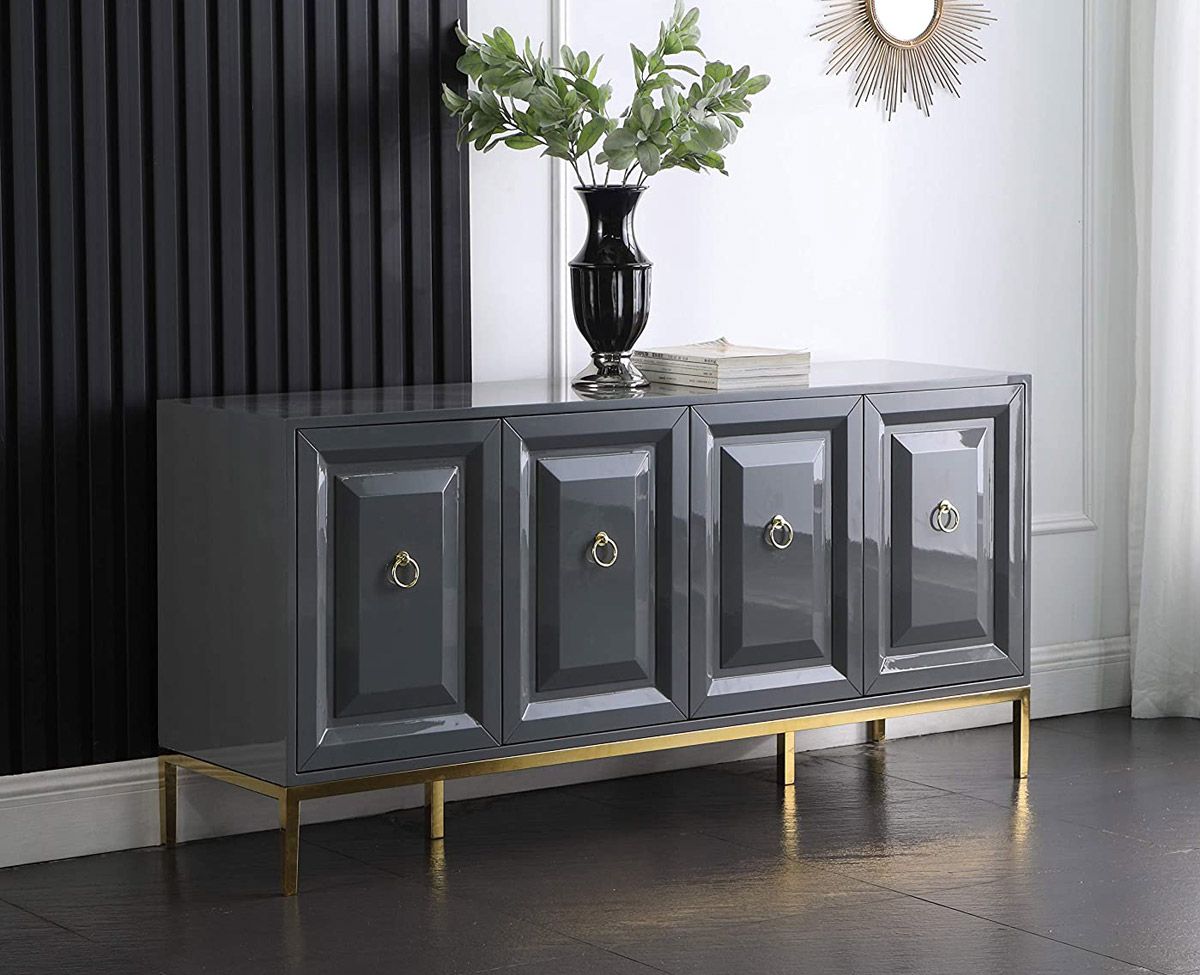 Baize Grey and Gold Server