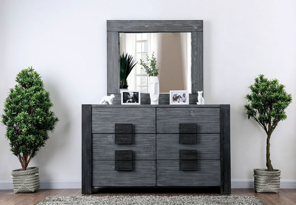 Bambi Rustic Gray Dresser