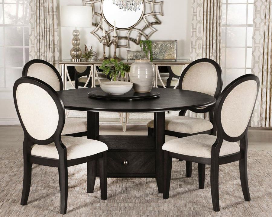 Beaugrand Round Dining Table Set