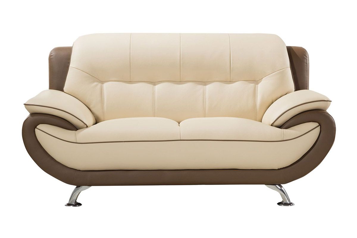 Beca Genuine Leather Loveseat