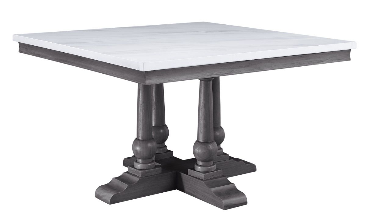 Belleview Square Marble Top Dining Table