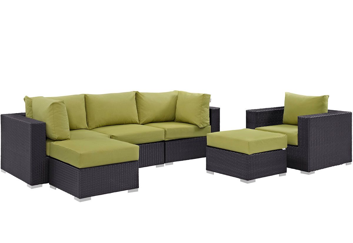 Belvedere Peridot Patio Modular Sectional Set