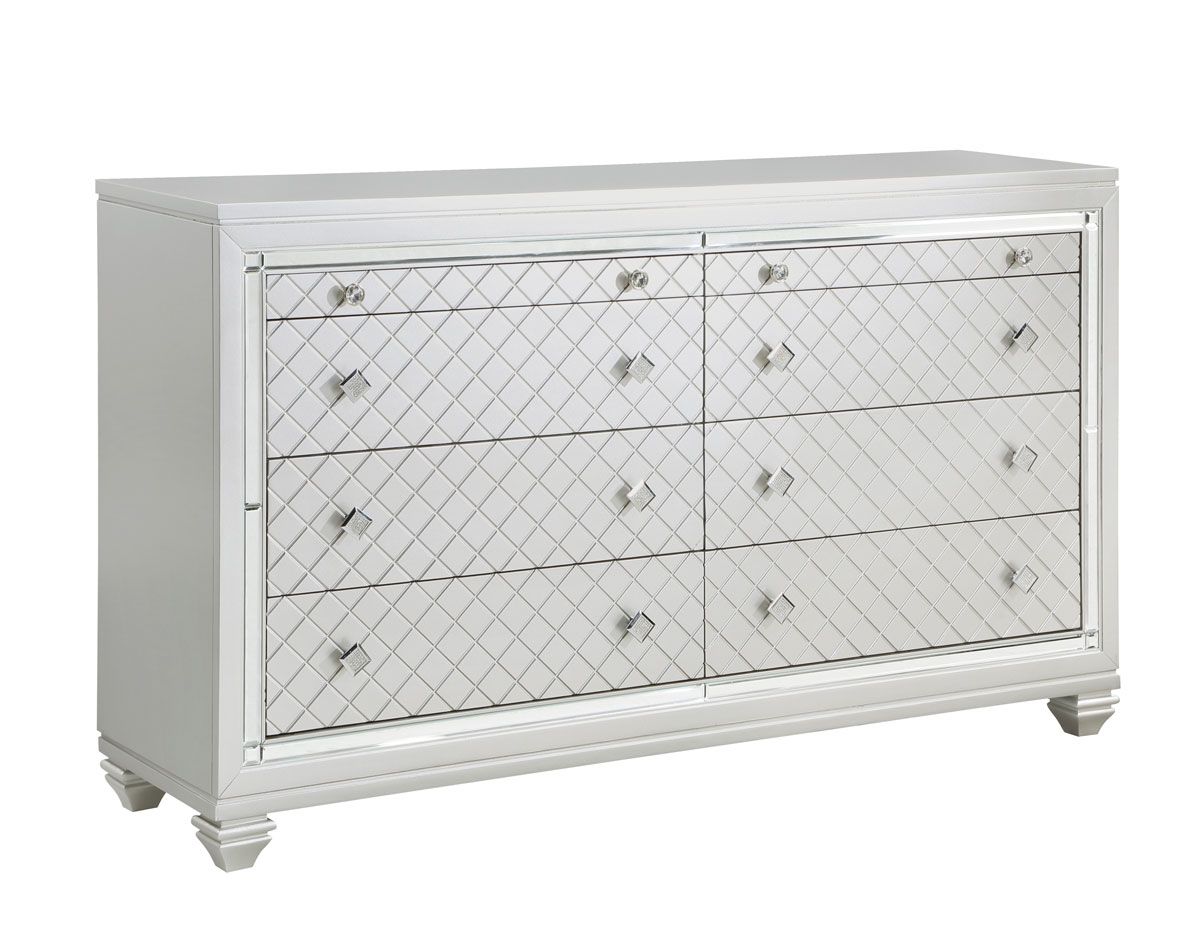 Benedict Silver Finish Dresser