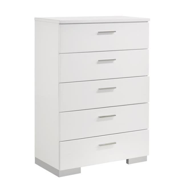 Benet Glossy White Chest