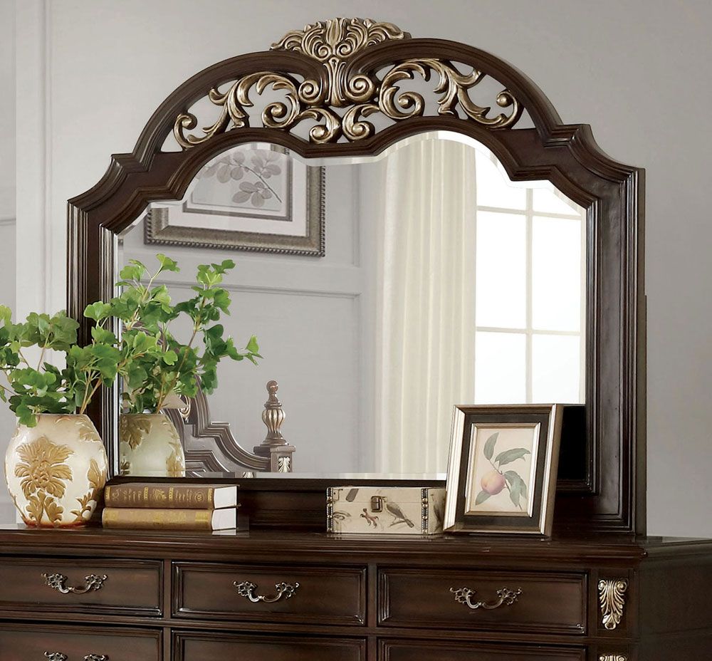 Benicia Traditional Style Bedroom Mirror