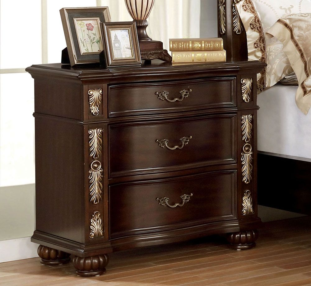 Benicia Traditional Style Bedroom Night Stand