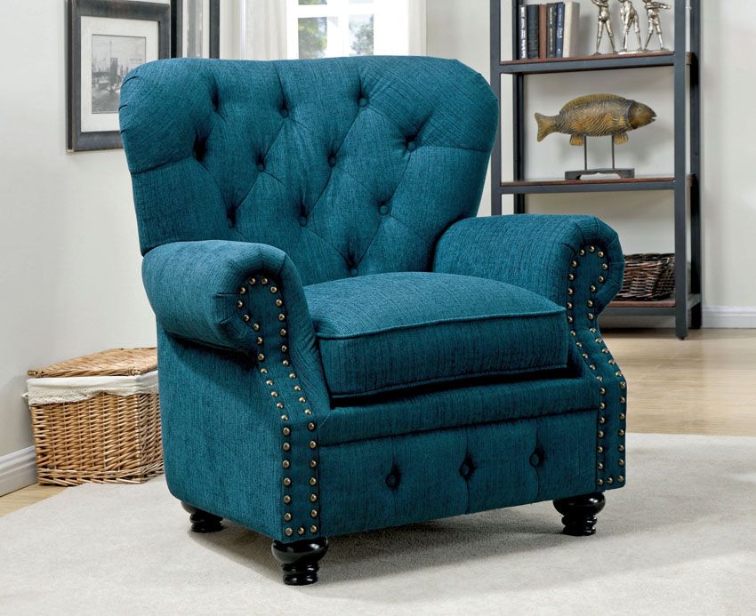 Bernadette Fabric Tufted Chair