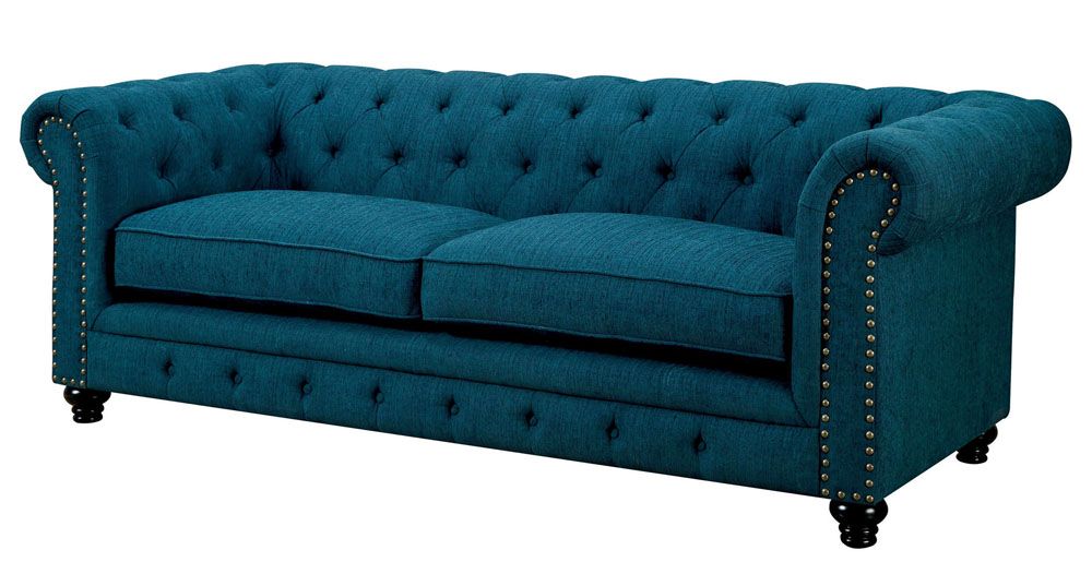 Bernadette Chesterfield Style Fabric Sofa